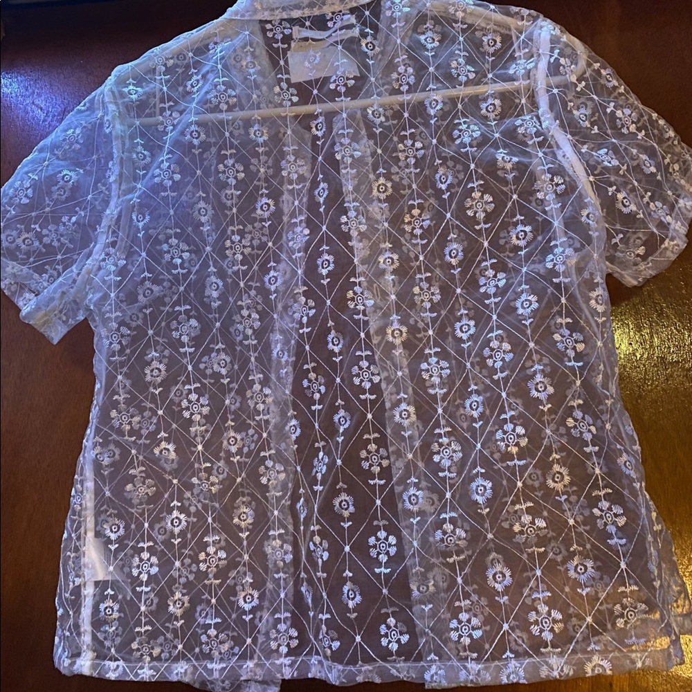 Mesh button up - Picture 2 of 2
